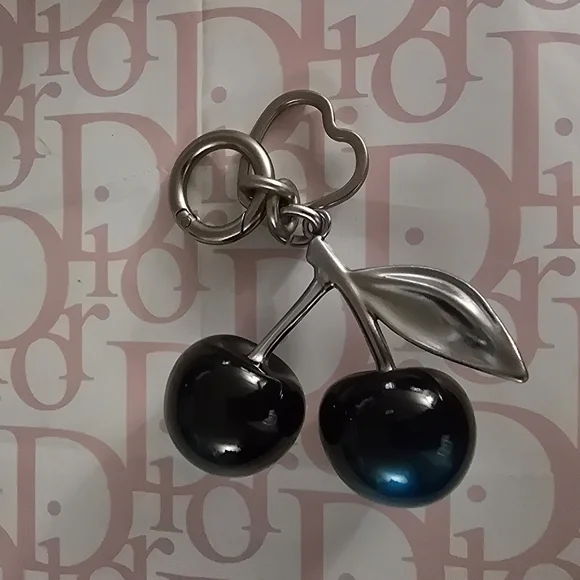 Ombre Cherry 🍒 Bag Charm/ Keychain New - Picture 5 of 6
